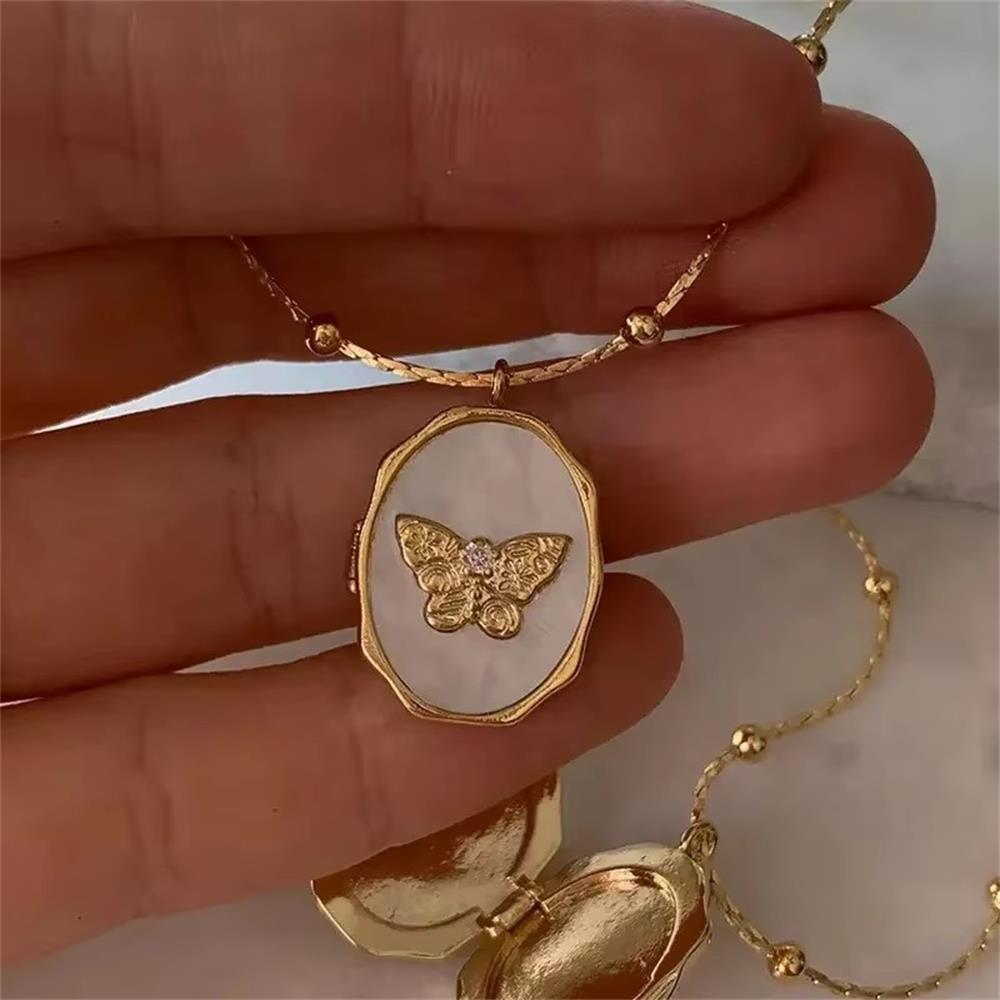 Creative Stainless Steel Locka - đánh giá và giá Birth Flower Necklace