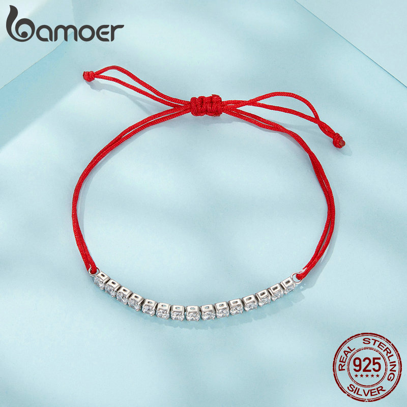 BAMOER Vòng Tay Dây Đỏ May Mắn - đánh giá và giá Coordinates Bracelet