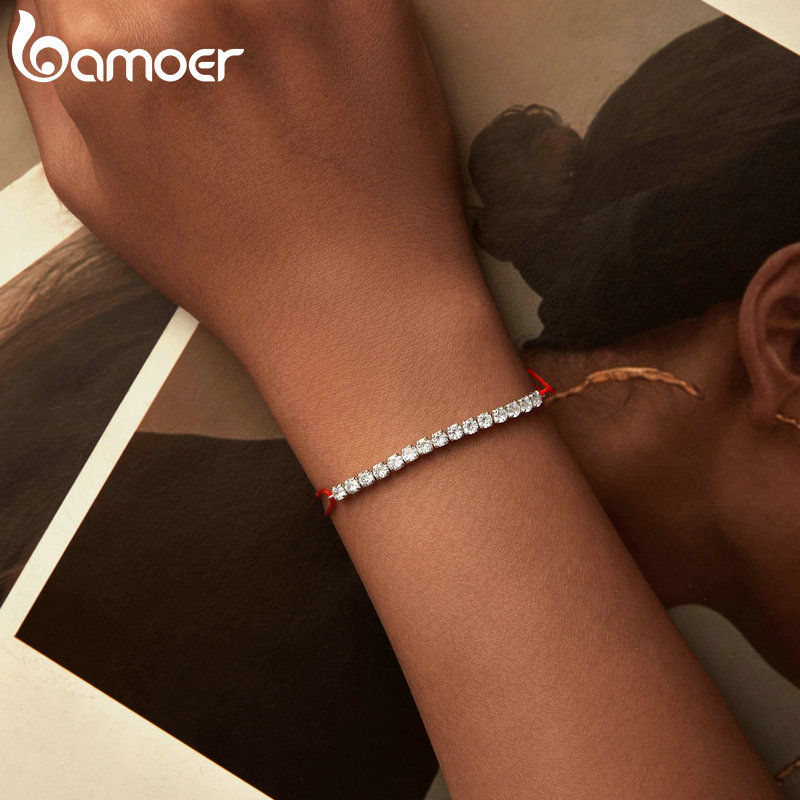 BAMOER Vòng Tay Dây Đỏ May Mắn - đánh giá và giá Coordinates Bracelet