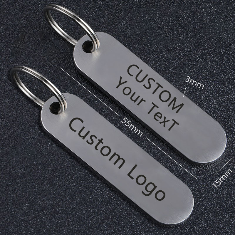 Móc khóa thép không gỉ khắc lo - đánh giá và giá Initial Ring Custom