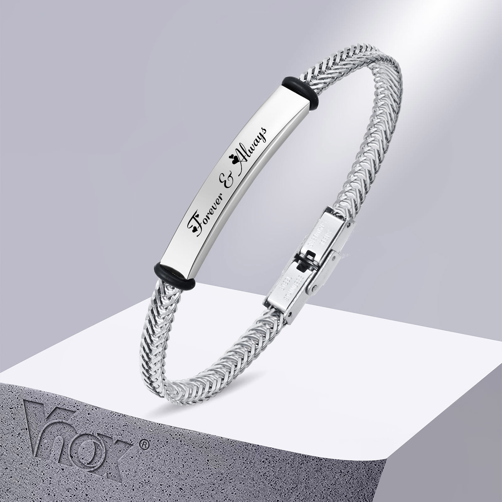 Vnox Personalized Bracelets fo - đánh giá và giá Coordinates Bracelet
